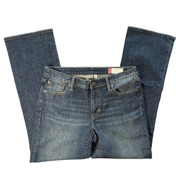 Gap Classic Jeans, Stretch, slight flare Size 8, Medium tint, wash NEW - Picture 1 of 12